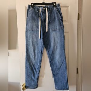 Judy Blue High Rise Jogger Pull On Jeans With Drawstring